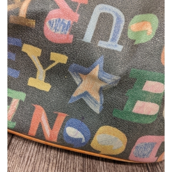 Dooney and Bourke Monogram Coated Canvas Shoulder Bag - Picture 11 of 16
